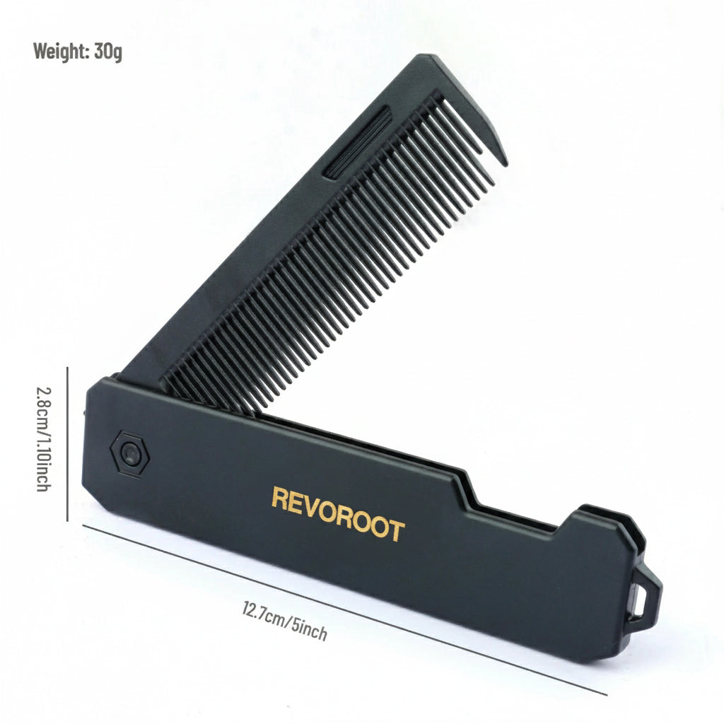 Revoroot 2 in 1 Folding Comb